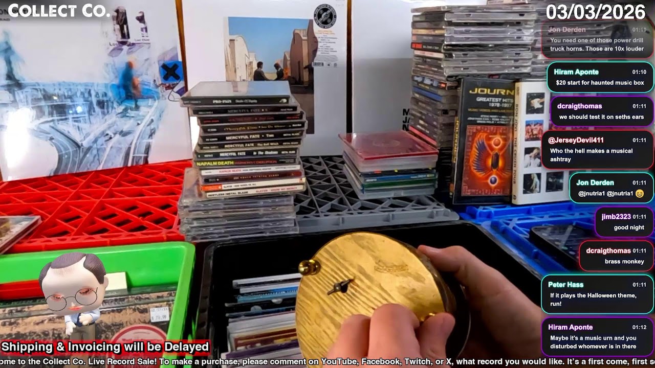 LIVE Vinyl Record Sale (Tuesday, 03/03/2026)