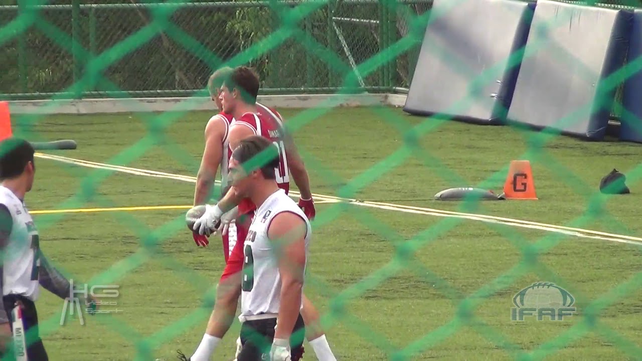 MUNDIAL DE FLAG FOOTBALL 2018 MEXICO VS DINAMARCA MASCULINO DIA 1