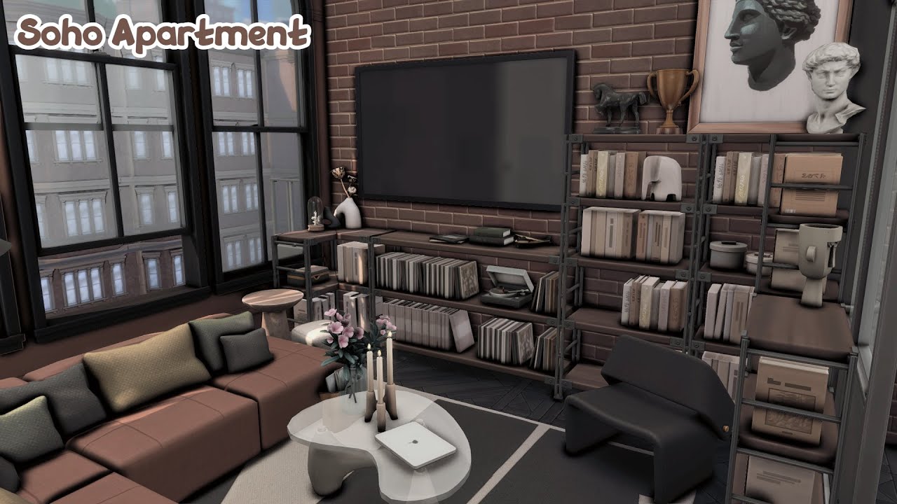 Soho Apartment | The Sims 4 Speed Build | CC | Download Link