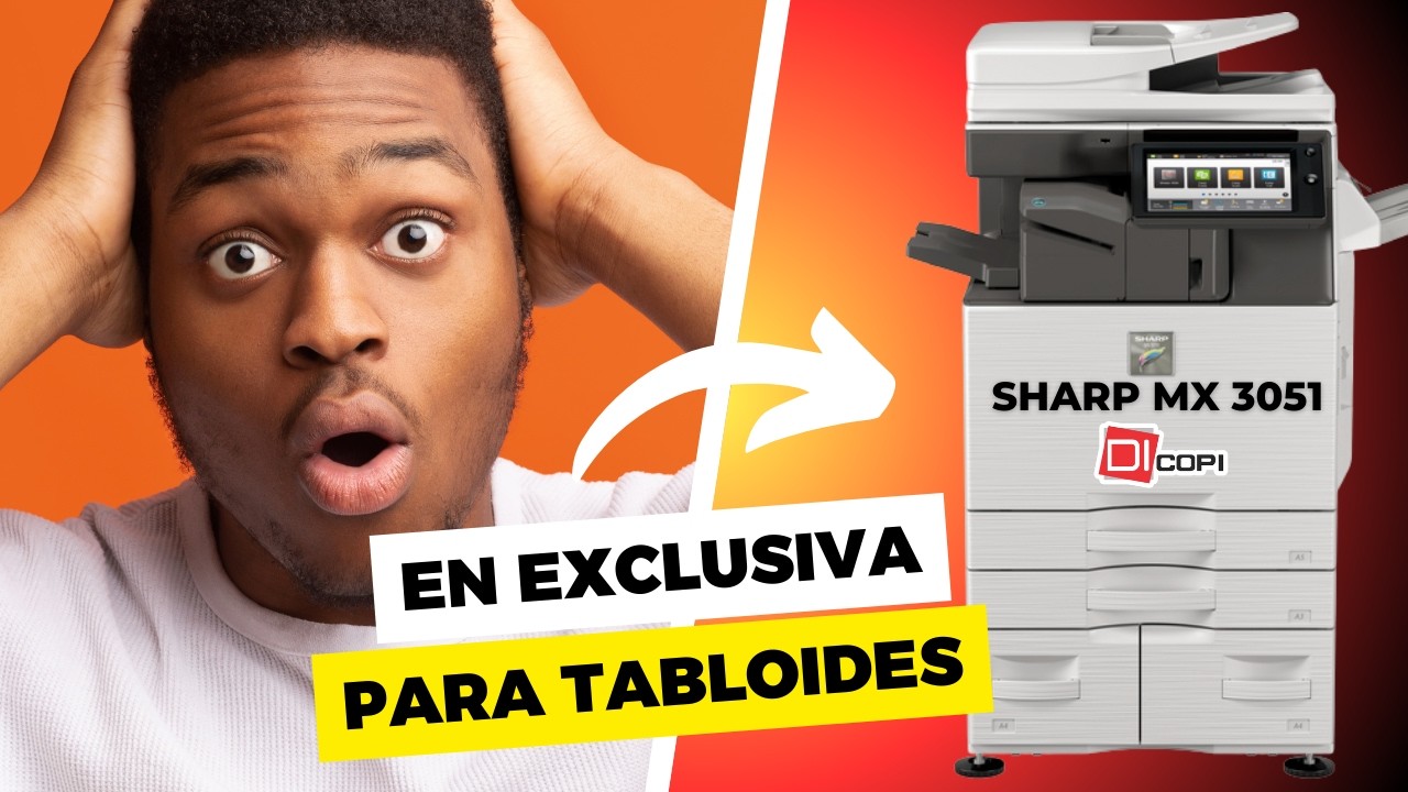 Sharp Mx 3051 Equipo a color para tabloides #dicopitlax #sharp #copiadoras