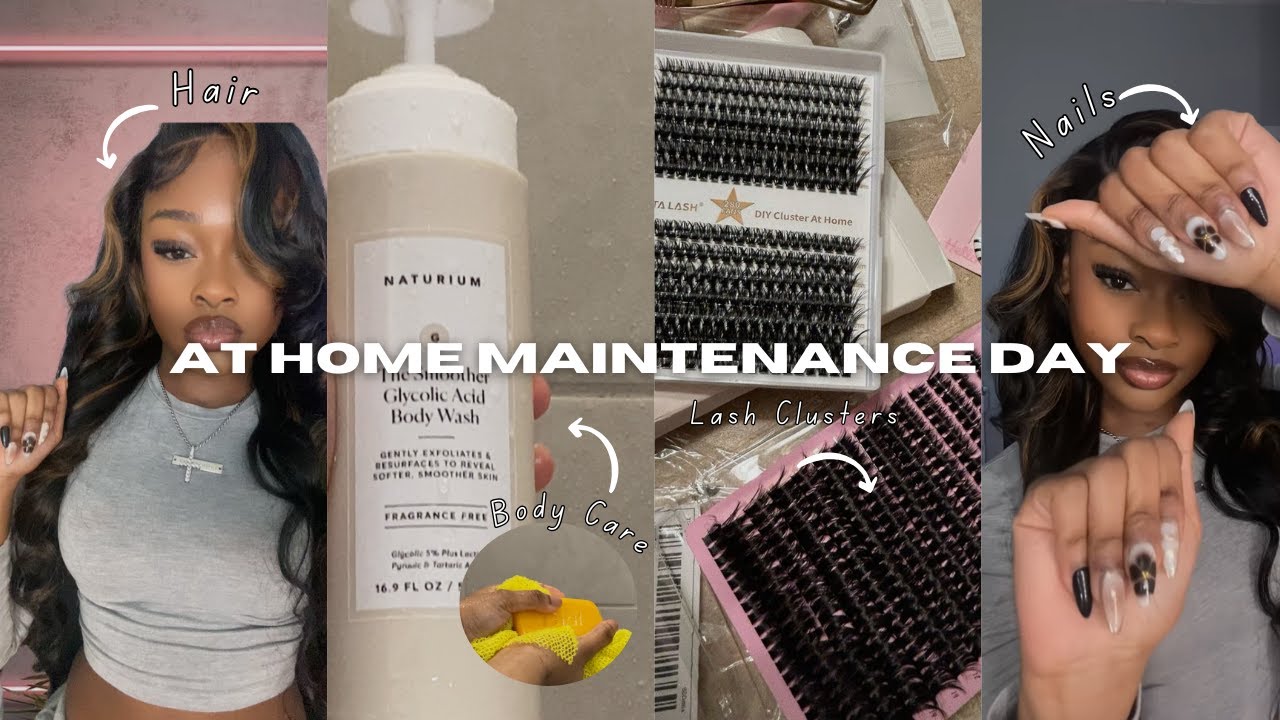Maintenance Day AT HOME | Baddie On a Budget (getting ready for date night)