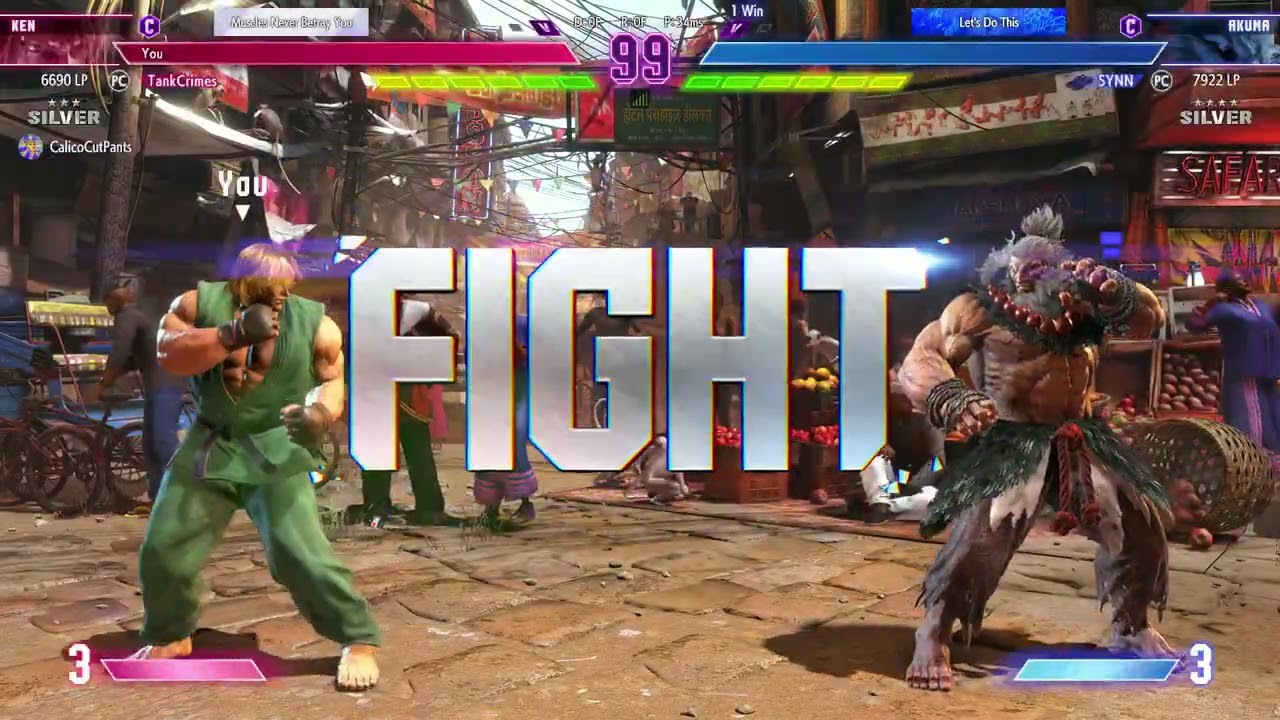 When Akuma uses Satsui no Rage Quit