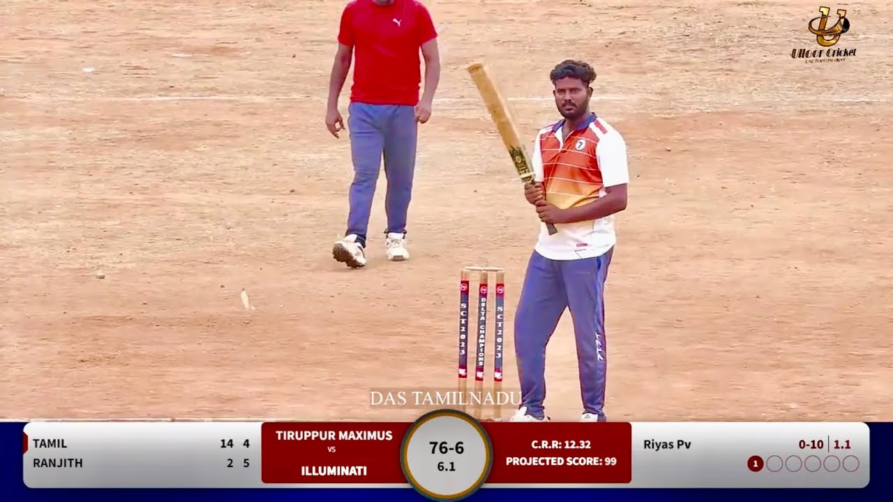 Cricket| Semi Final | Tiruppur Maximus Vs Illuminati | MasterBlaster 2 Lakh Tournament #wtcfinal