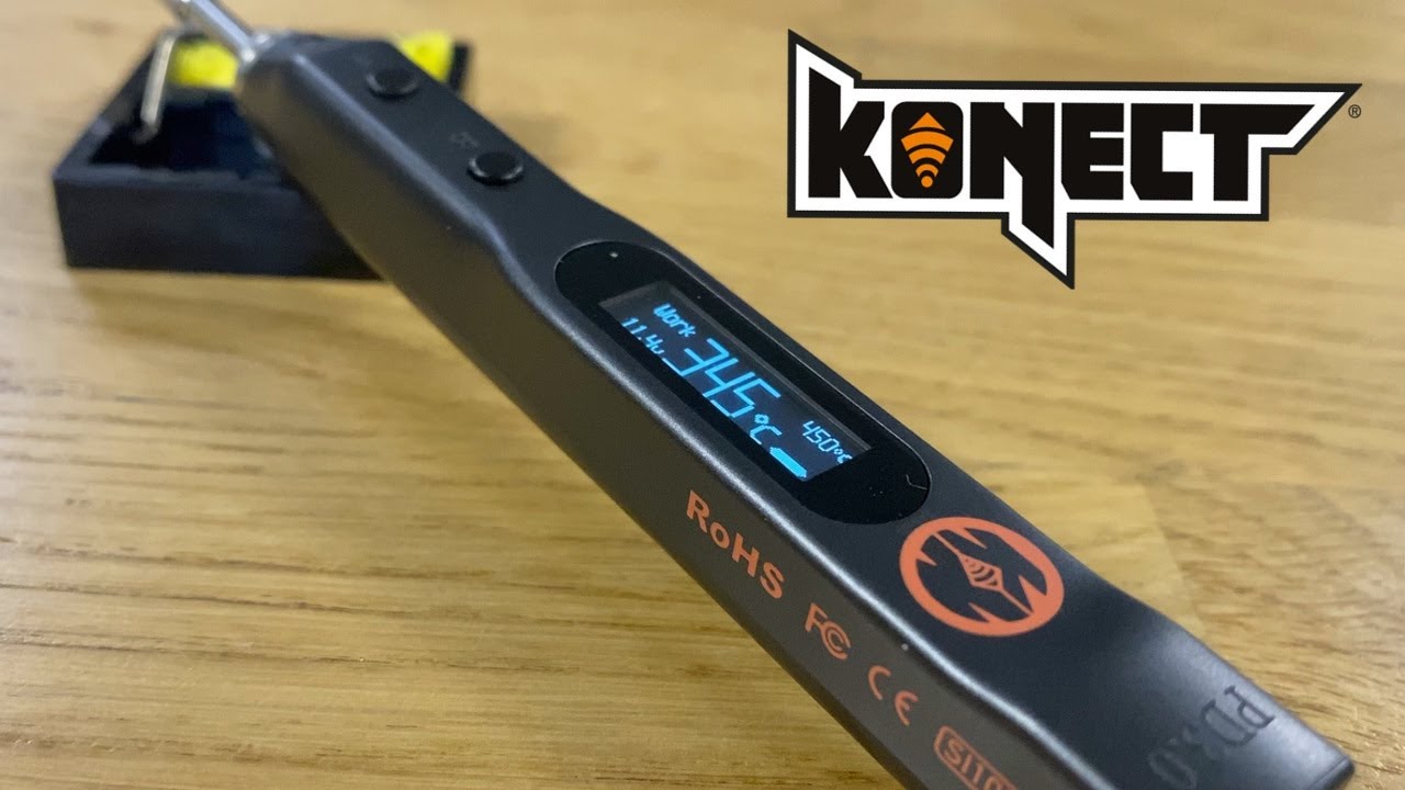Konect Fer &agrave; souder 100W. Presentation et d&eacute;monstration soudure ESC RS8