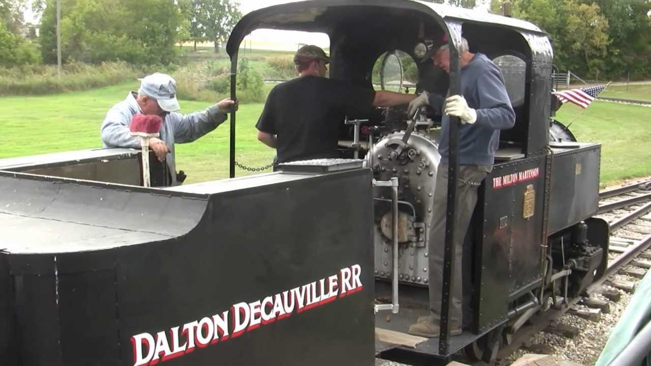 The Decauville French Steam Locomotive at the 2012 Dalton Threshing Show
