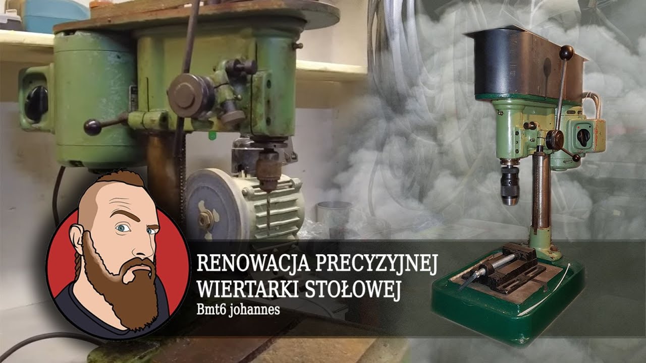 Jak Odrestaurować Wiertarkę Stołową, Prosty i Tani Sposób