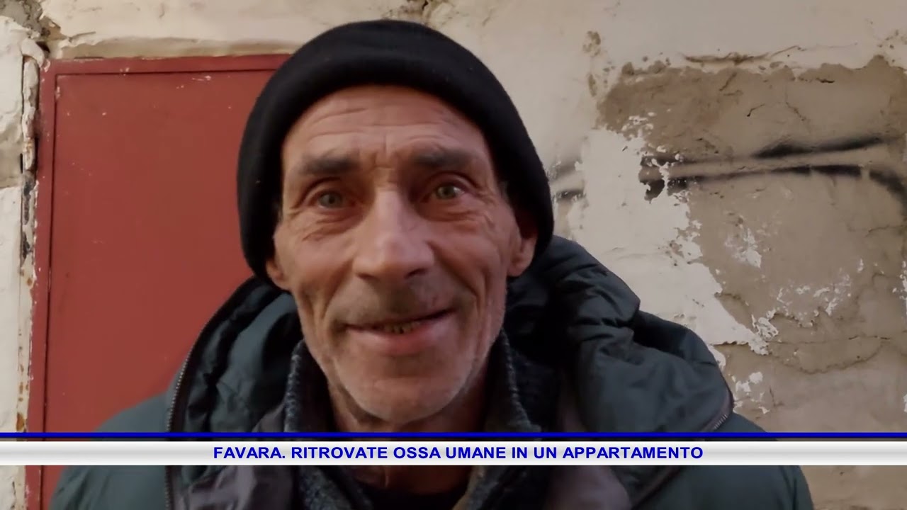 FAVARA  RITROVATE OSSA UMANE IN UN APPARTAMENTO