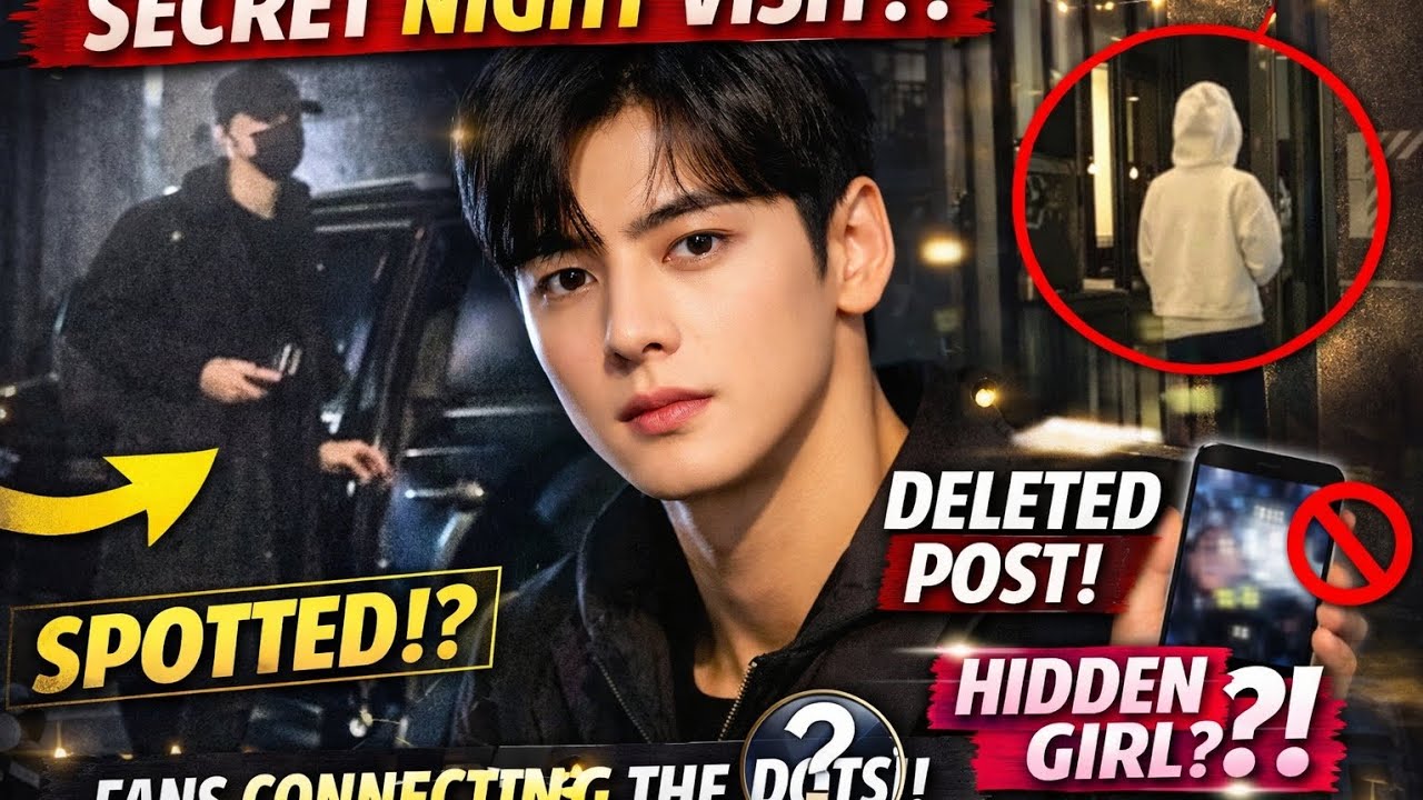 Cha Eun-woo&rsquo;s Mysterious Night Out 😱 Secret Visit, Silent Posts & Fans Connecting the Dots?!