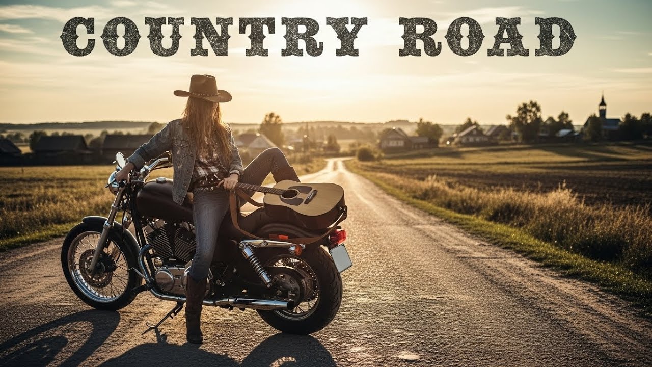 Calm Country Road Music | Acoustic Guitar for Night Drive
