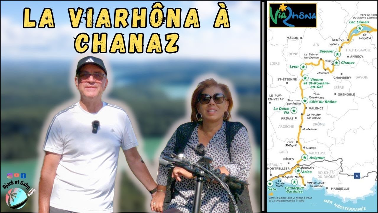 Un week-end à vélo sur la ViaRhôna à Chanaz #78 #campingcar #cyclotourisme #savoie #djacketgaby