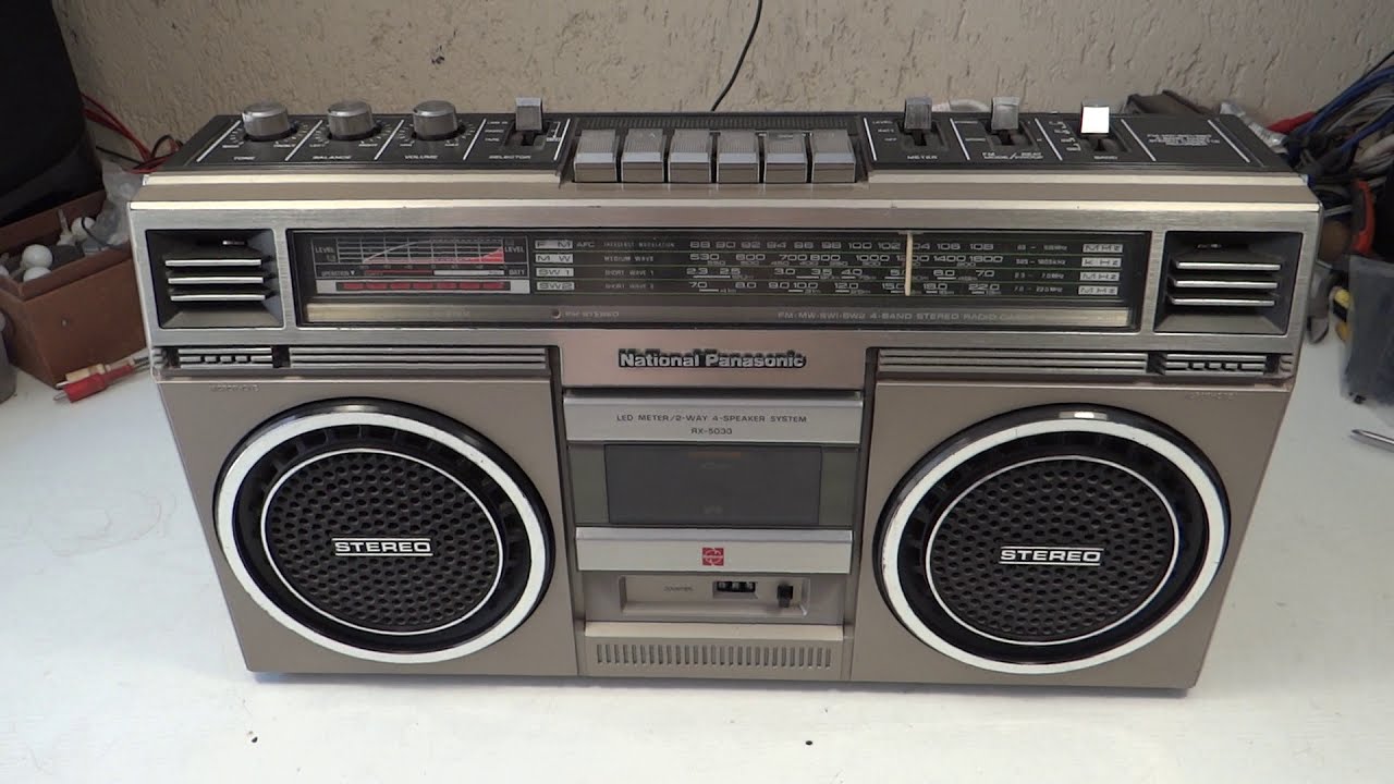 RADIO GRABADOR CASSETTE NATIONAL PANASONIC RX-5030 JAPAN 1981 RESTAURACION P1