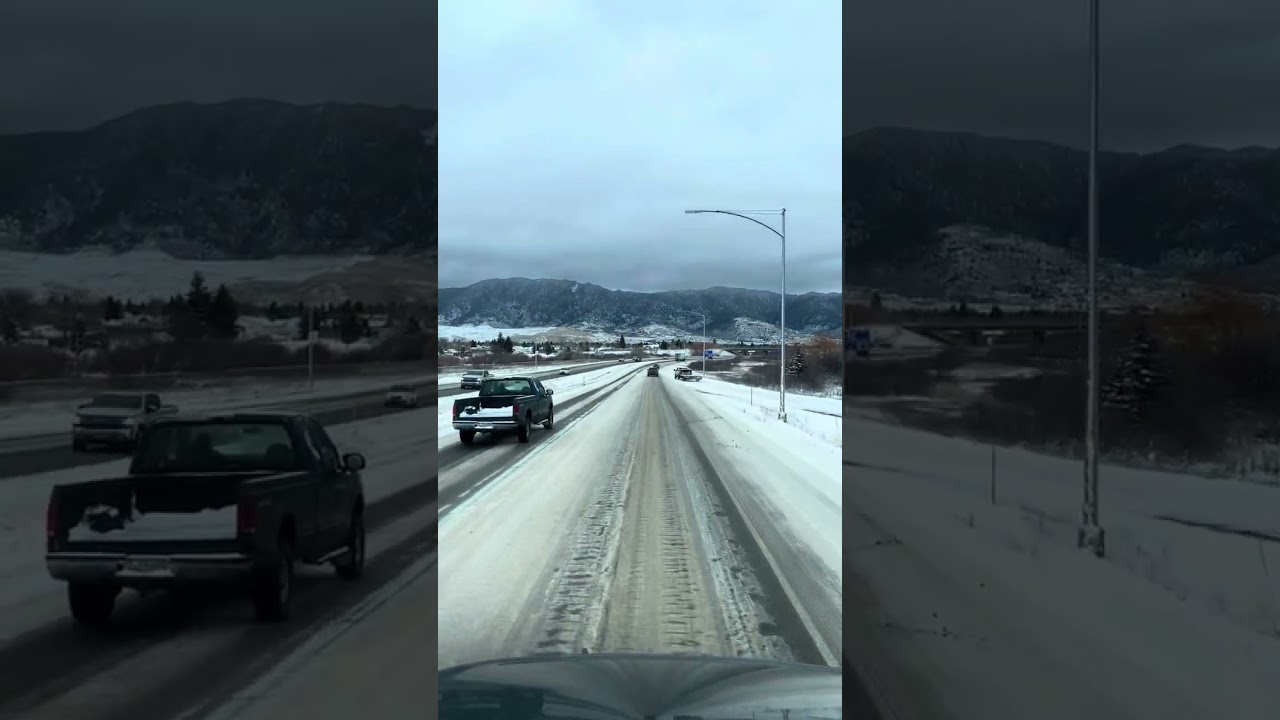 Driving Through Butte,Montana
