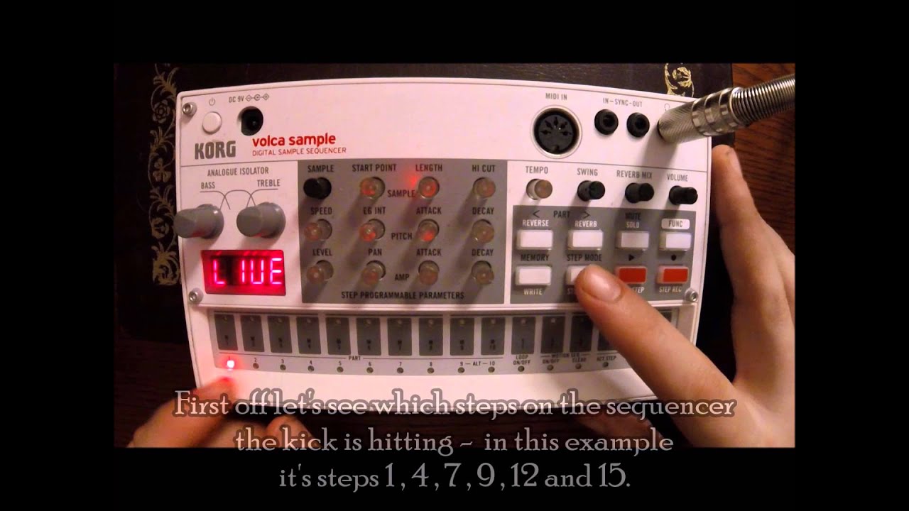 Korg Volca Sample Tutorial: Sidechaining Tricks [By Schtang]