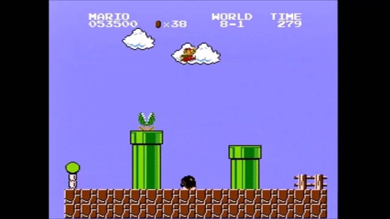 (4:57.627) Super Mario Bros. any% speedrun *Former World Record*