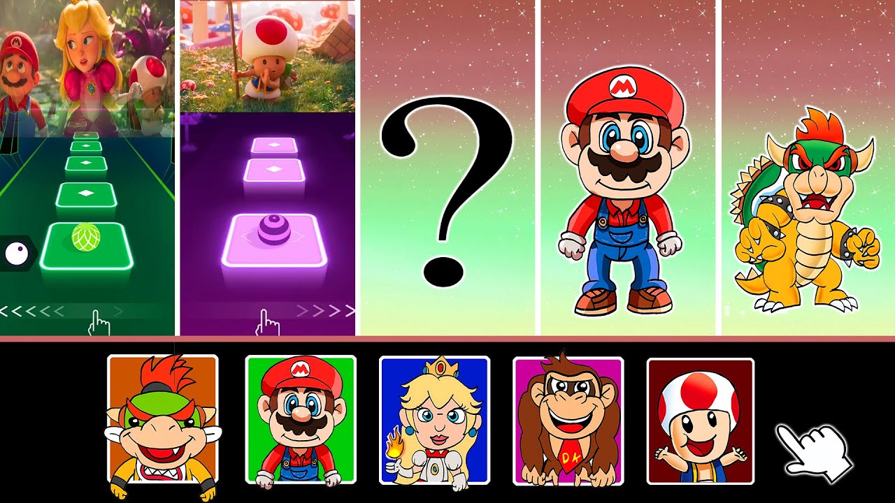 Spot the Mario Characters – But Wait… Who’s That at the End? | Funny Mario Animation Game