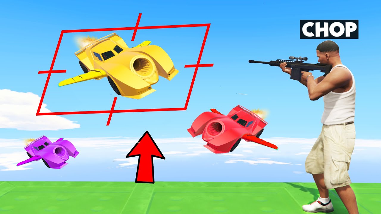 GTA 5 SNIPERS VS RUNNERS BUT FLYING CARS DESTROY YOU