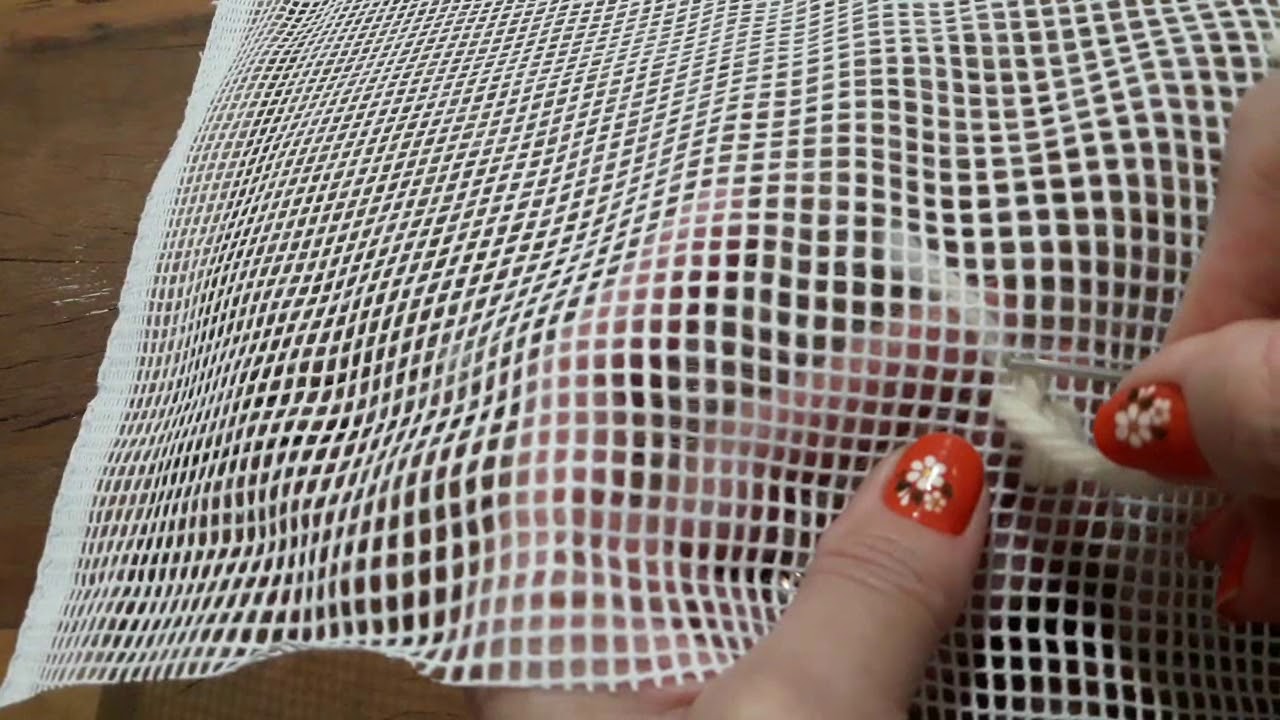 BORDADO BARGELLO   O PONTO  AULA 02 - #0087