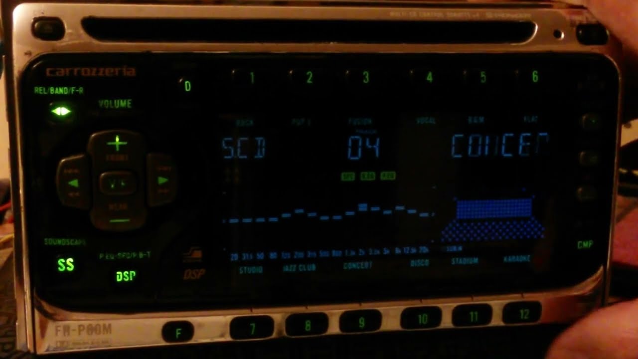 Pioneer Carrozzeria FH-P80m old school & his native remote control CXA8486 (part 1)