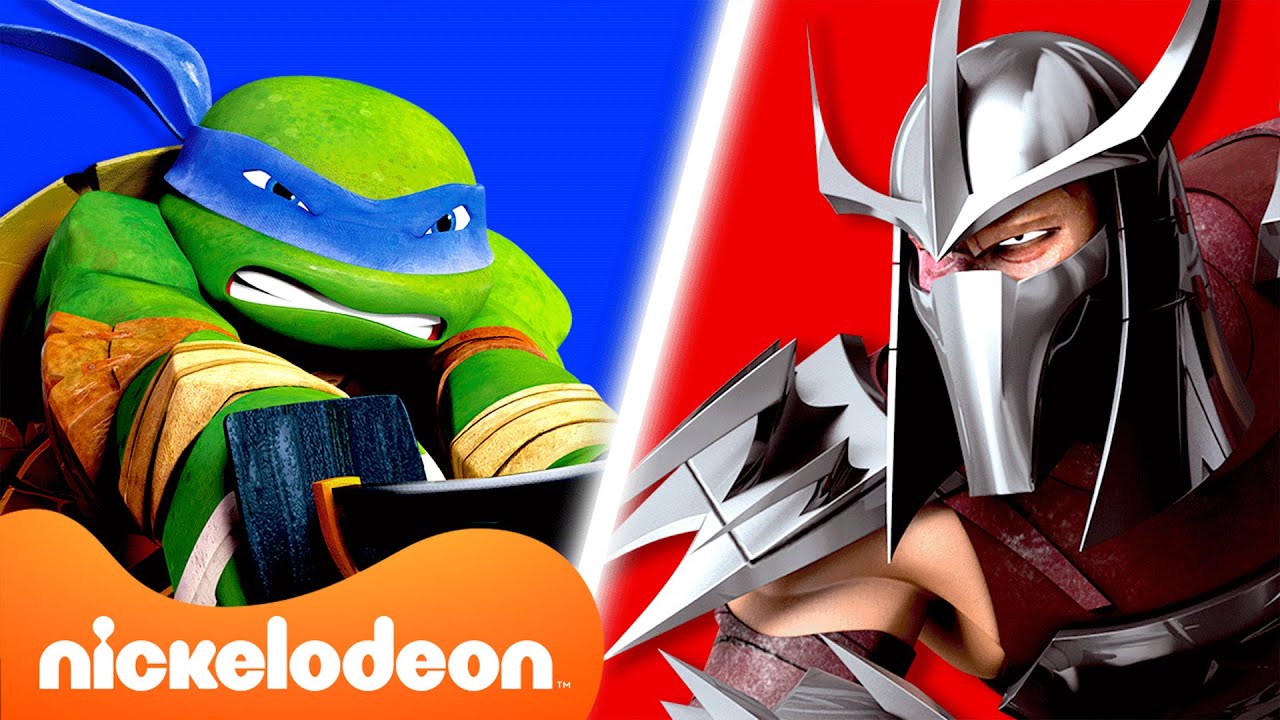 TMNT Leo يقاتل Shredder في معارك ملحمية! ⚔️ | تجميع لمدة ساعتين