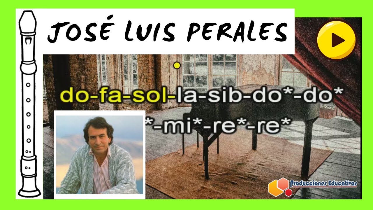 Y cómo es él ? ❣️ Perales FLAUTA DULCE notas / Vídeo Tutorial con animación