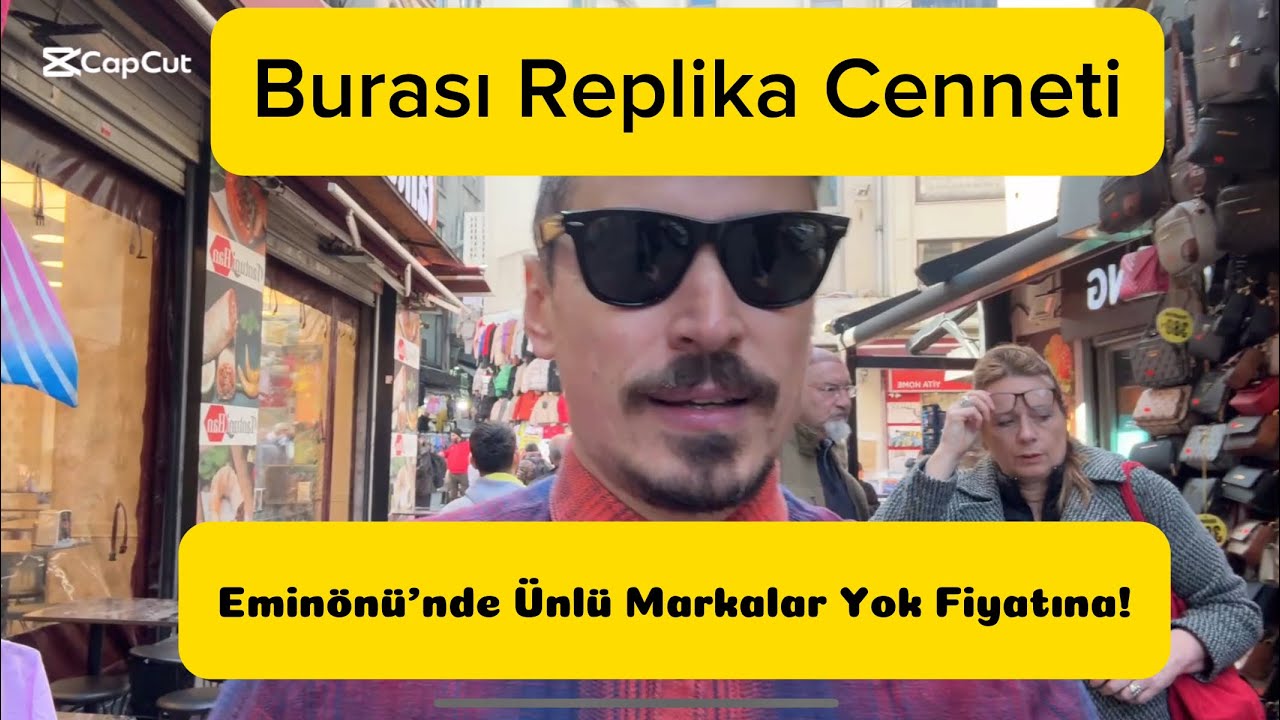 Lüks Markalar Ucuza! Eminönü’nde Şaşırtan Replika Dükkanları