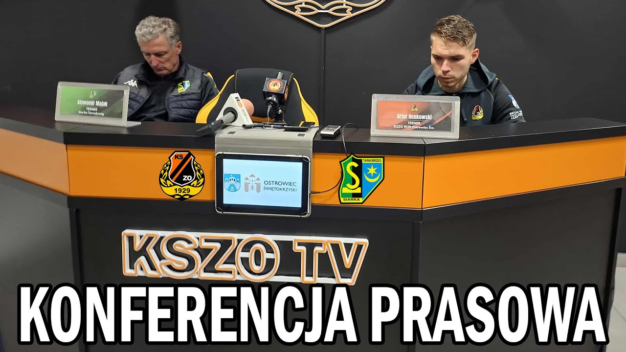 Konferencja prasowa po meczu z Siarką Tarnobrzeg (11.10.2025 r.)