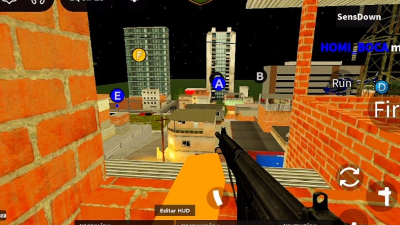 Troca de tiro na favela | Roblox 