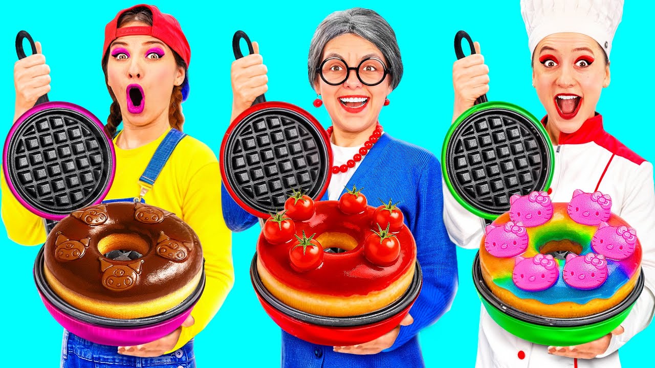 Reto De Cocina Yo vs Abuela | Trucos Divertidos De Cocina de DuKoDu Challenge