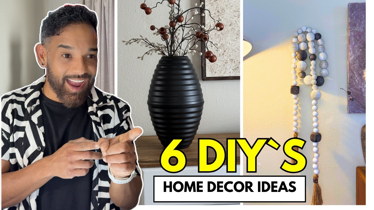 ⭐️ Transforma tu Casa con Estas 6 Ideas DIY de Decoración del Hogar