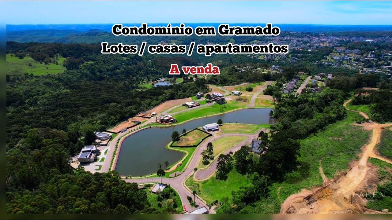 Condom&iacute;nio em Gramado de alto padr&atilde;o . Lotes, Apartamentos e casas a venda . Lazer maravilhoso 