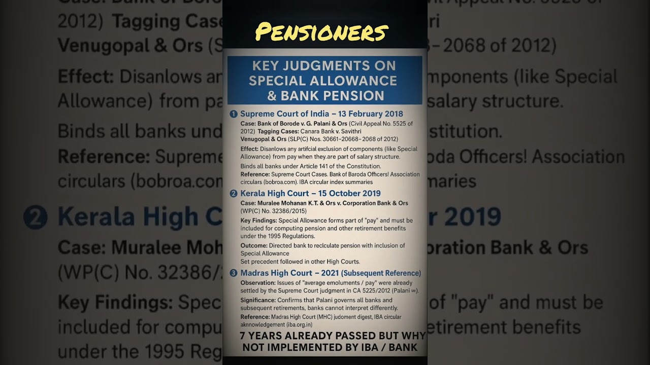 pensioners case of special allowance ll #pensionerslatestnew #pensionupdation