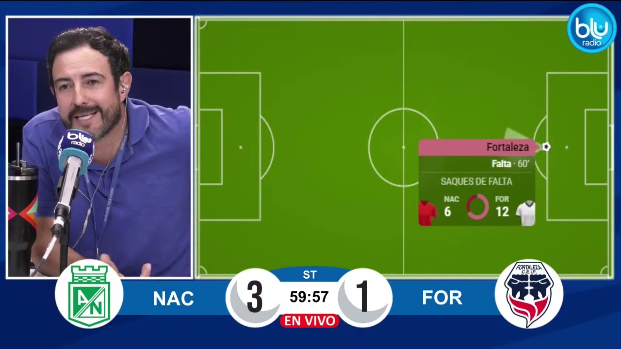 ¡DOBLETE DEL BÚFALO! Morelos desde el punto penal pone el tercero del Verde que gana 3-1 a Fortaleza