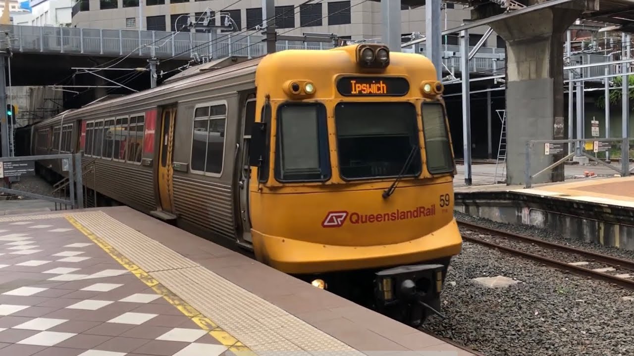 Trains at Brisbane Central Station [#04]