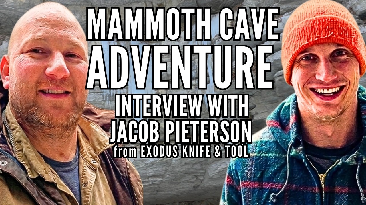 Real talk with Jacob Pieterson from Exodus Knives - Kentucky cave adventure & chicken over open fire