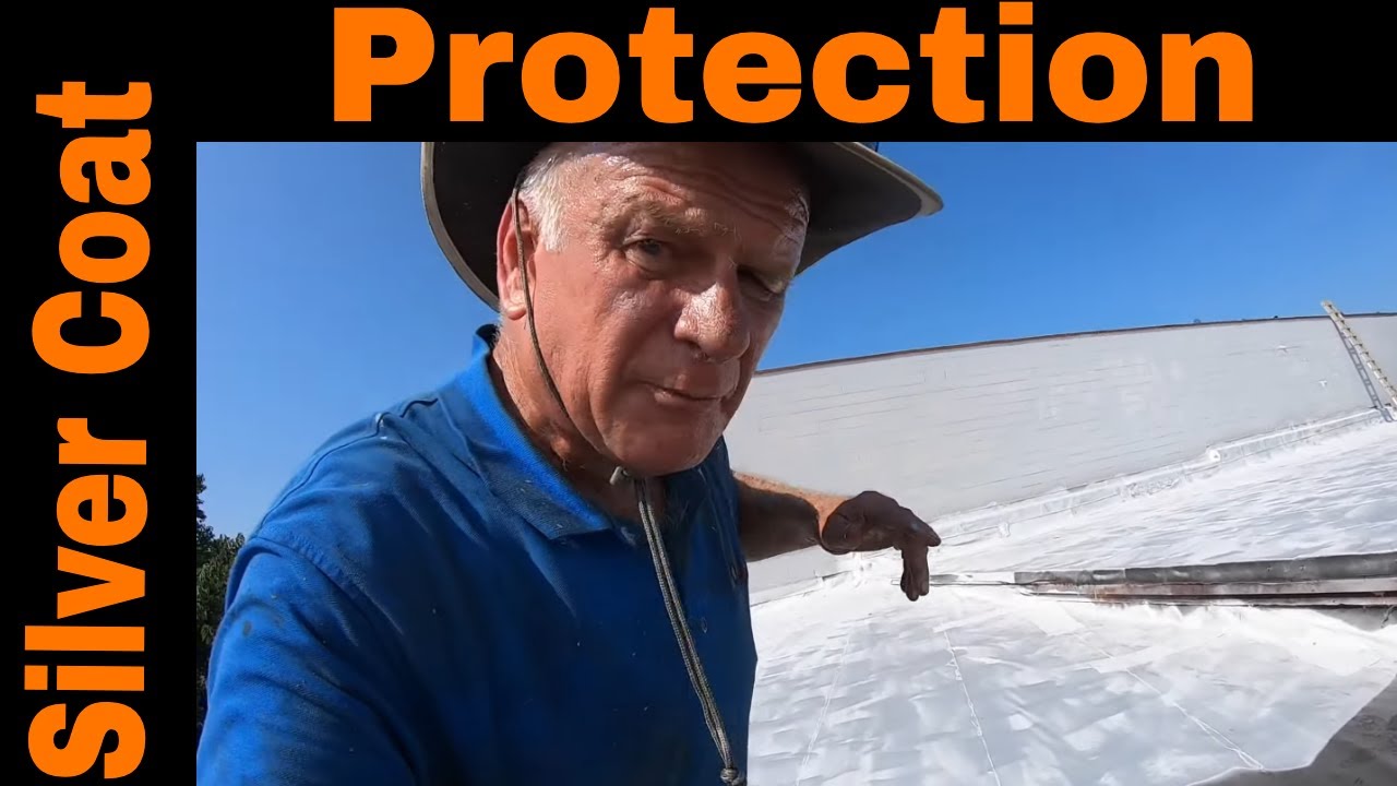 Как нанести серебряный слой защиты на резиновую плоскую крышу &mdash; это спасет вашу крышу