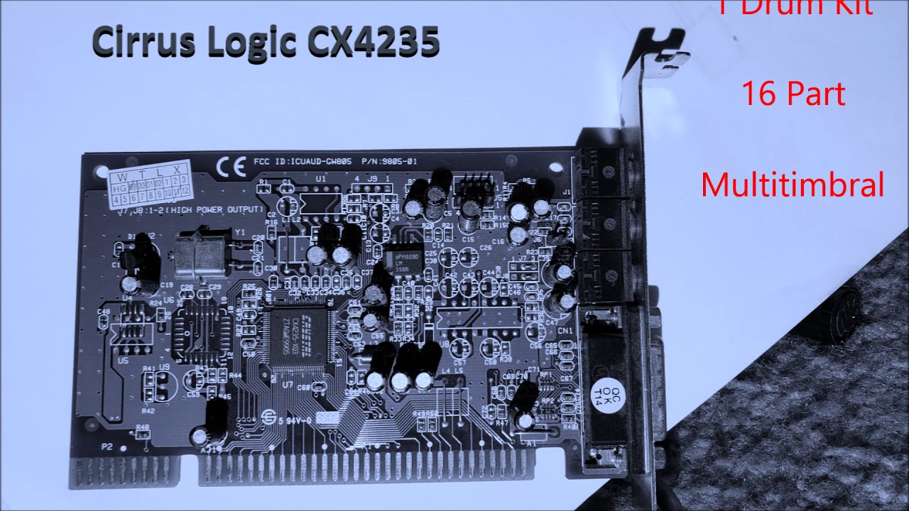 Cyberbeat MIDI on FM OPL3 Crystal CX4235 by Cirrus Logic