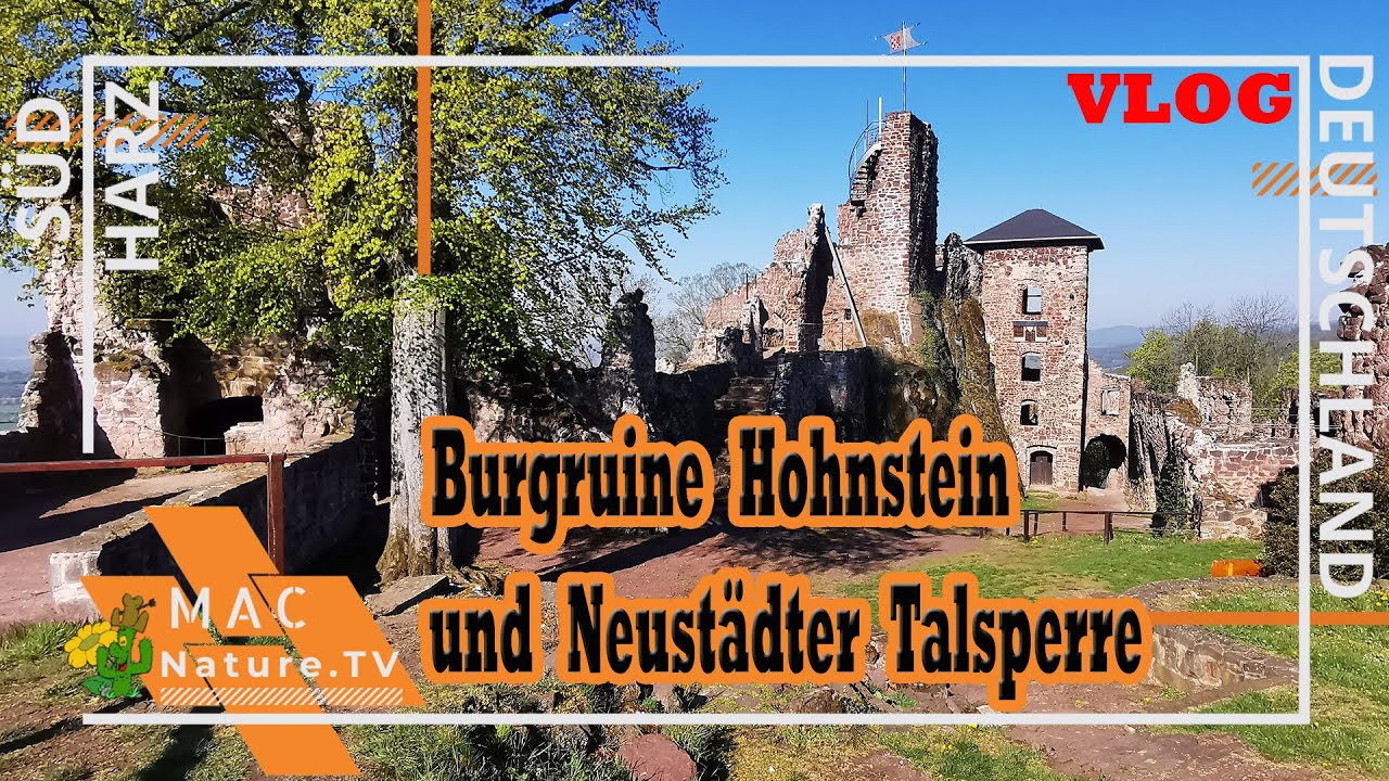 Burgruine ⚔️ Hohnstein 🛡 und 🌳 Neust&auml;dter 🌞 Talsperre