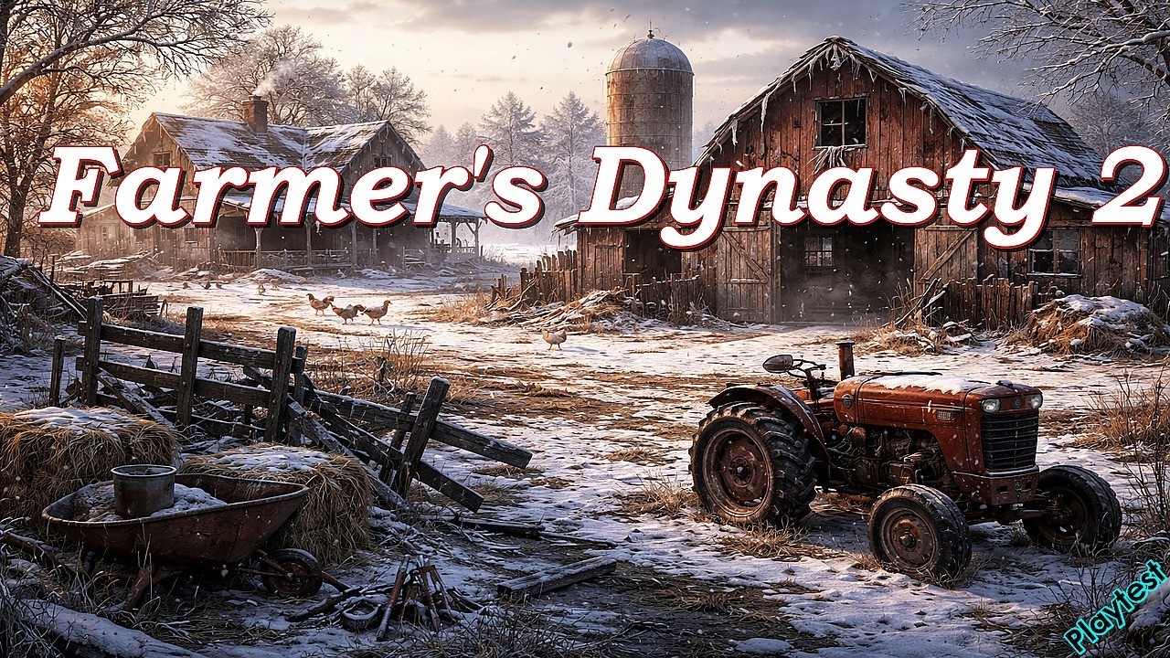 Farmer's Dynasty 2 Playtest / THE  BEGINNING MID 1960s