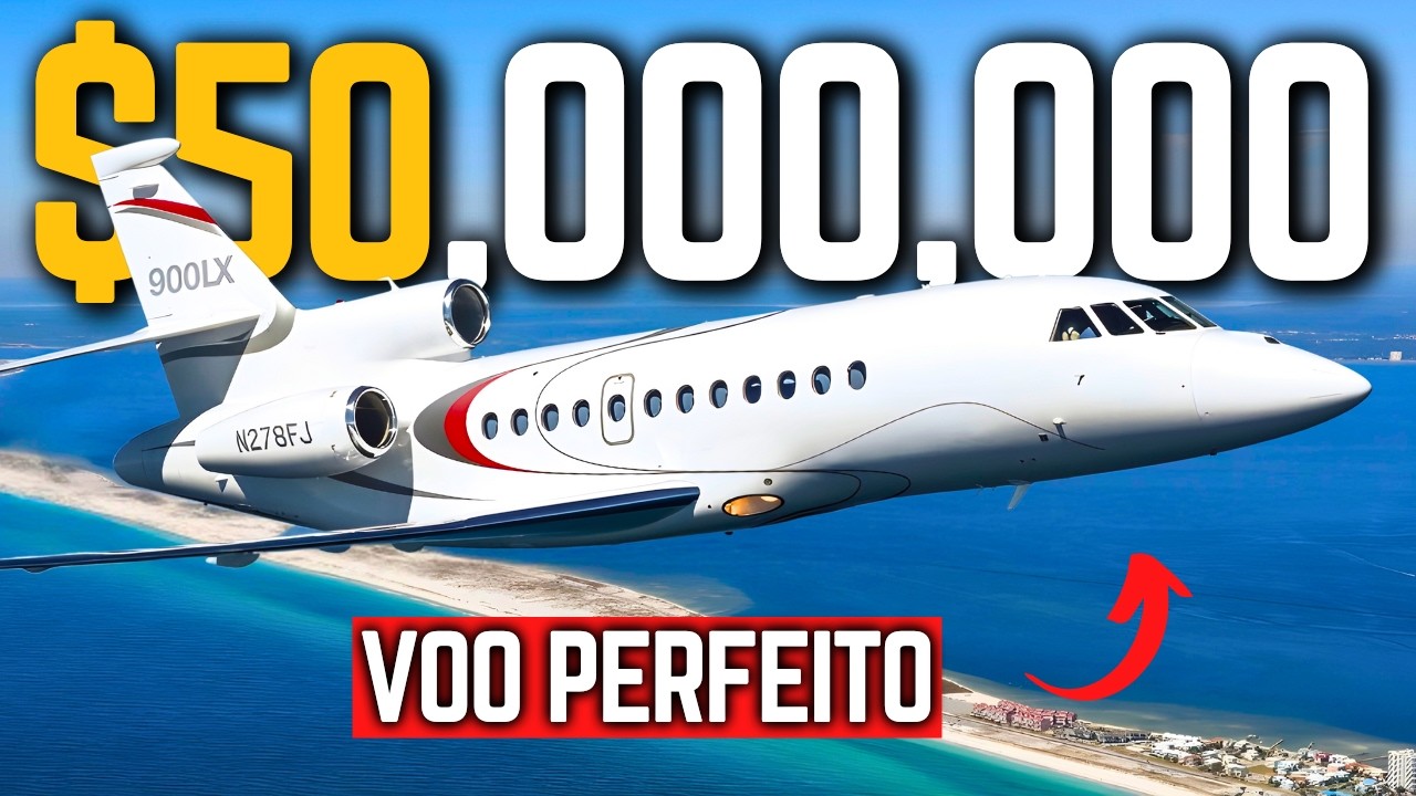 O Dassault Falcon 900LX de $50 Milhões – Luxo e Desempenho no Céu