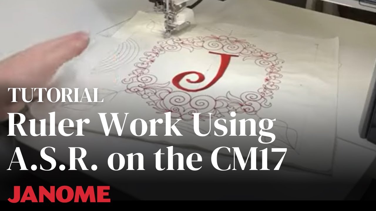 Ruler Work with the Accurate Stitch Regulator on the Continental M17
