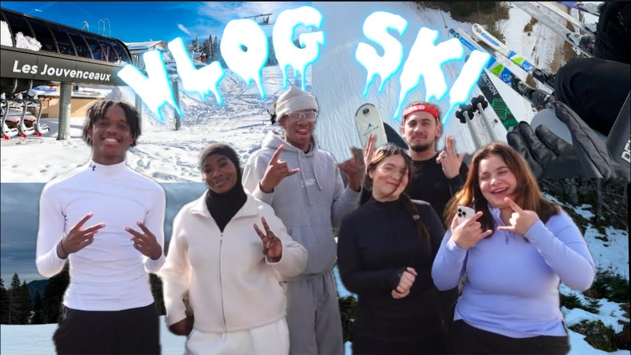 On part 1 semaine au ski ⛷️✨| VLOG ( nouvelle recru , péripéties, rigolades, chutes ect…)