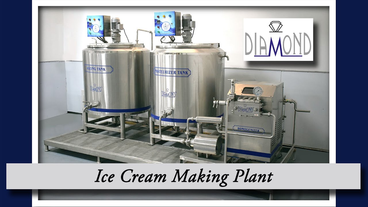 500 liter Ice cream Making Plant | आइसक्रीम की फैक्ट्री | Diamond Engineering Works