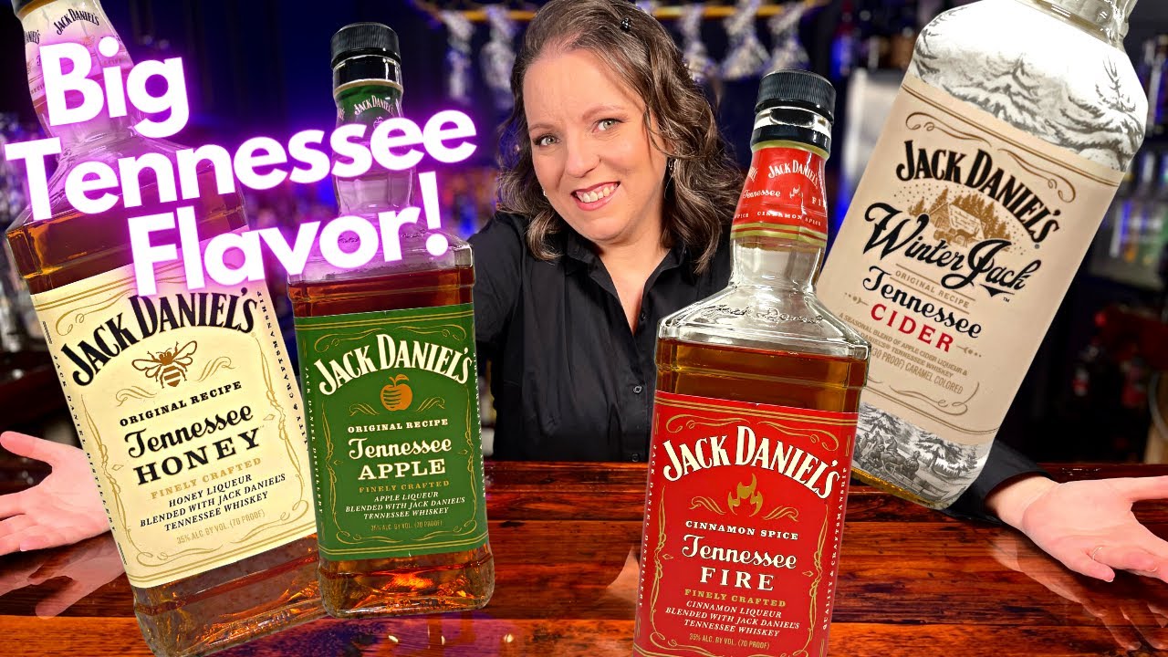 Полная линейка ароматизированных виски Jack Daniels! / Серия ароматизированных виски
