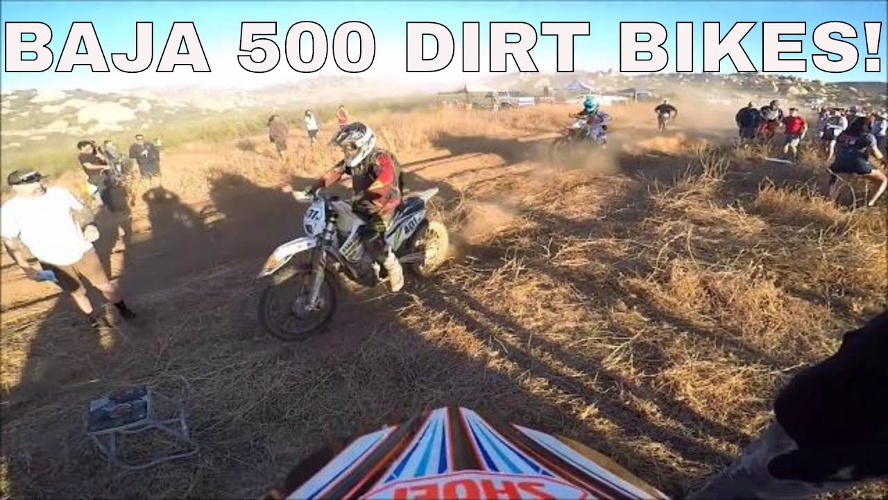 SCORE BAJA 500 DIRT BIKE RACING ACTION BAJA MEXICO TEAM 401X