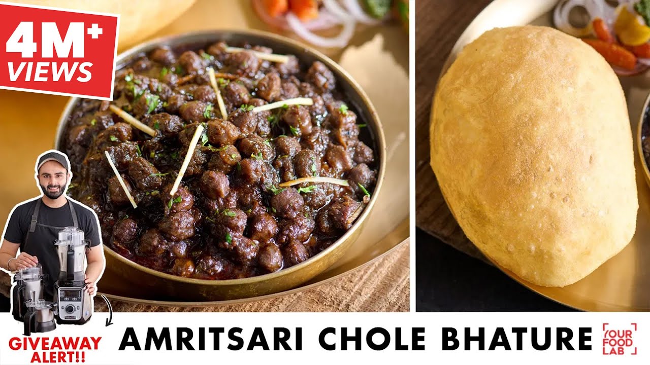 Amritsari Chole Bhature Recipe | Tips for Fluffy Bhatura | अमृतसरी छोले भटूरे | Chef Sanjyot Keer