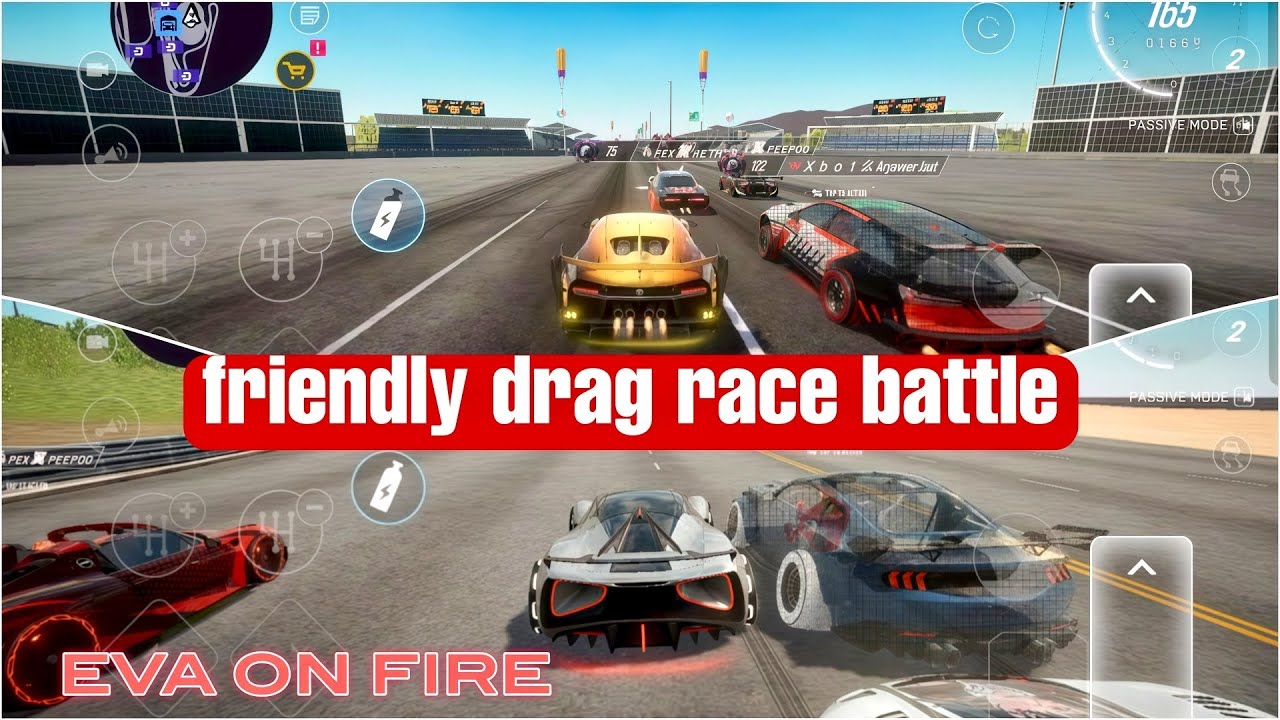 FRIENDLY DRAG RACE BATTLE | Eva On Fire🔥 DriveZoneOnline #drivezoneonline 