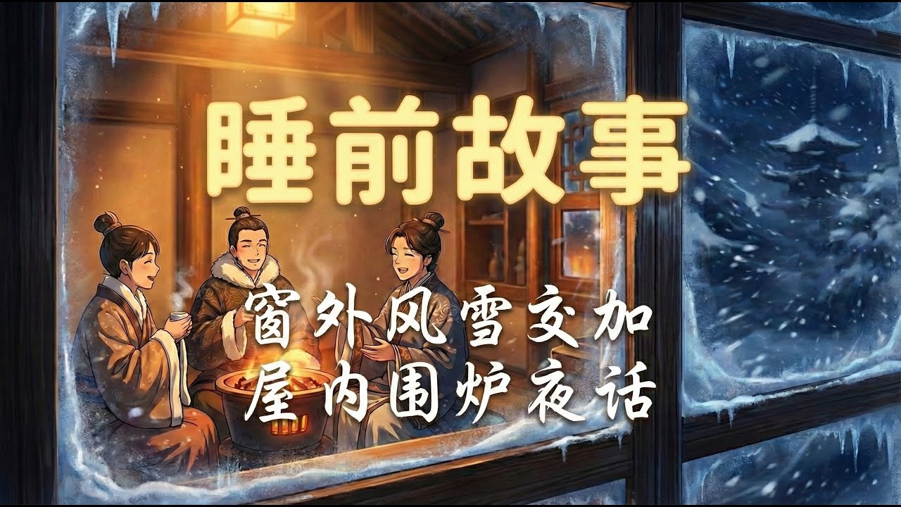 睡前故事：窗外风雪交加，屋内围炉夜话，一场关于古人暖冬的梦