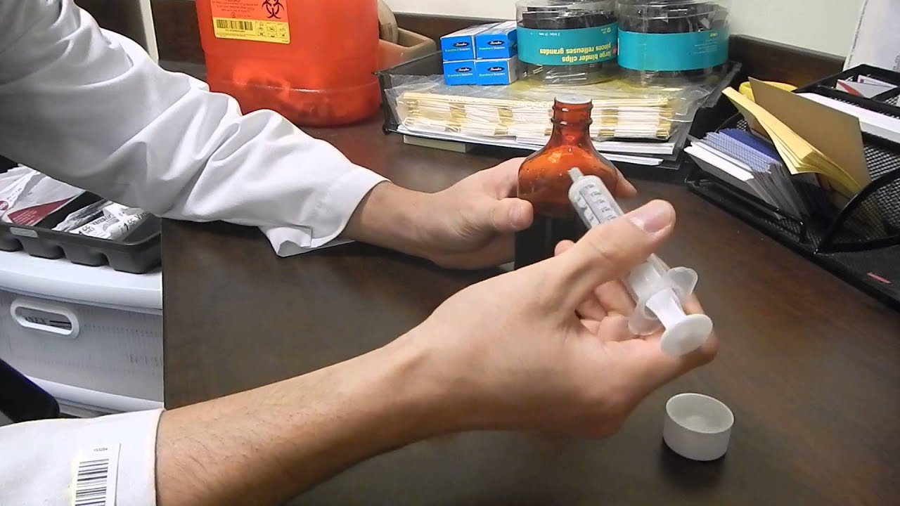 Measuring your child's liquid meds