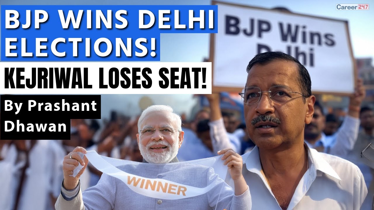 BJP WINS DELHI ELECTIONS | KEJRIWAL LOSES HIS OWN SEAT | Historic Results after 27 Years