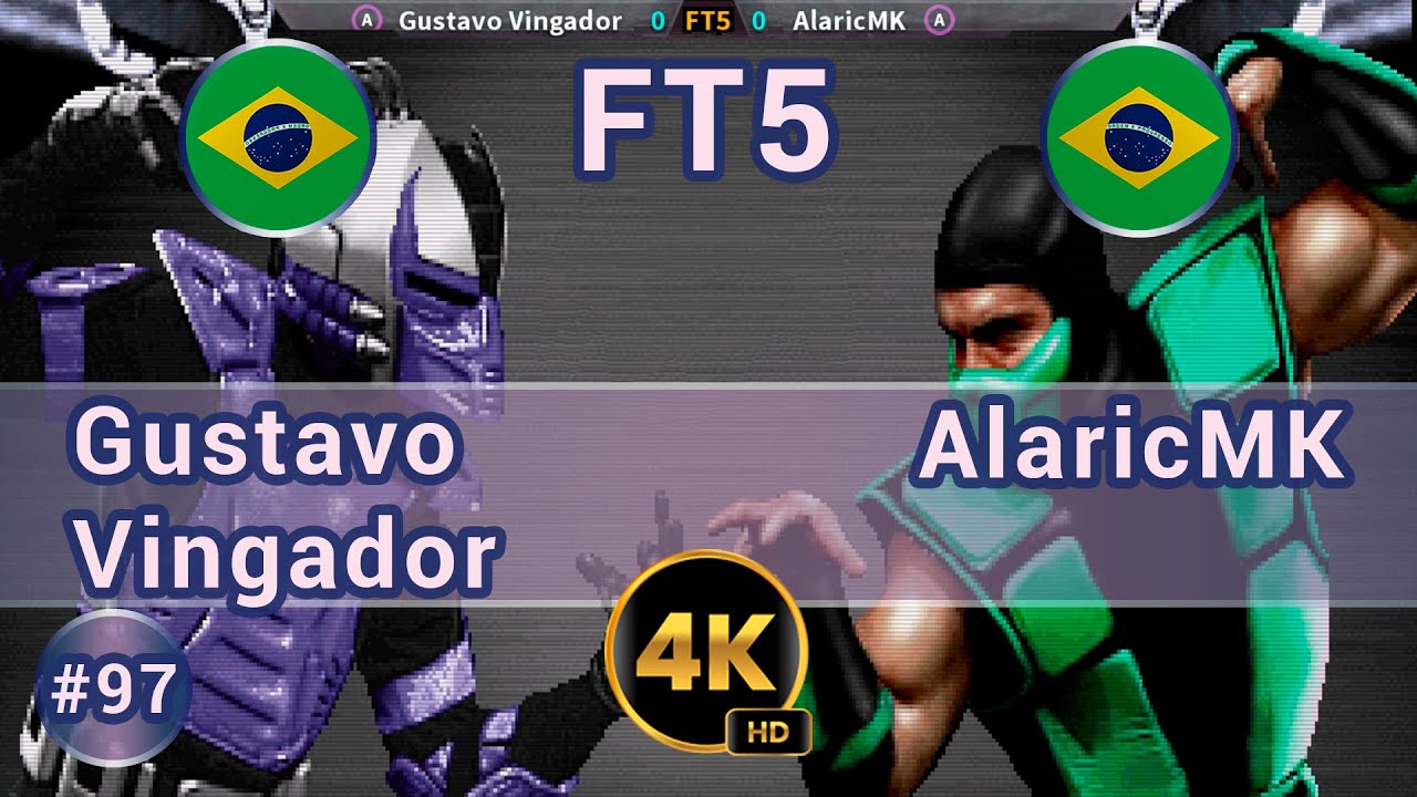 UMK3 - 🇧🇷 Gustavo Vingador vs AlaricMK 🇧🇷 FT5 / 4K 60 FPS #umk3 #ultimatemortalkombat3 #t99hex #t99h